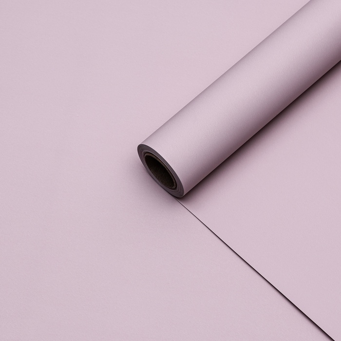 Пленка матовая, 65 микрон, светло-розовый, 57см*10м (+ - ) 1 см Пленка матовая, 65 микрон, светло-розовый, 57см*10м (+ - ) 1 см