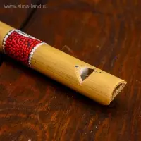 Сувенирный музыкальный инструмент &laquo;Свисток с узорами&raquo;, 15&times;1&times;1 см, МИКС