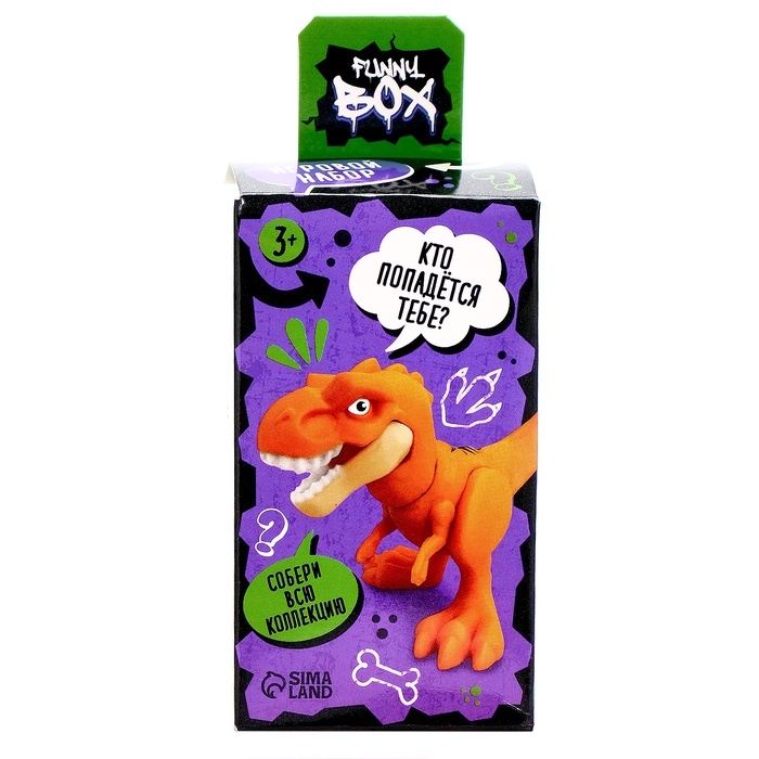 Игрушка - сюрприз Funny Box &laquo;Динозаврики&raquo;: фигурка, наклейки