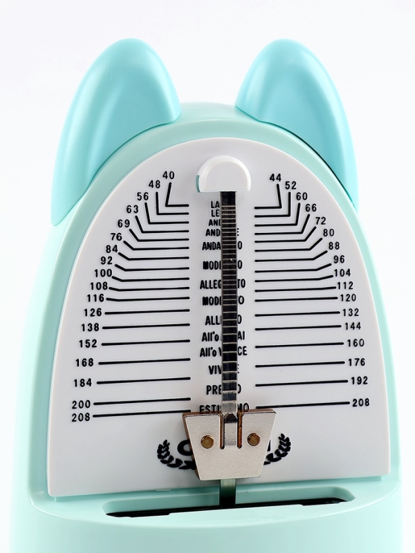 Метроном механический Корги, 40-208 ударов, 16 х 10 х 10 см