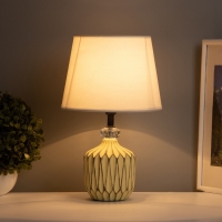 Лампа настольная "Стремление" 1х40Вт Е14 желтый 20х20х33см