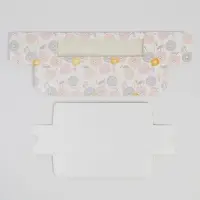 Коробка для макарун, кондитерская упаковка &laquo;Цветочки&raquo;, 5.5 х 18 х 5.5 см