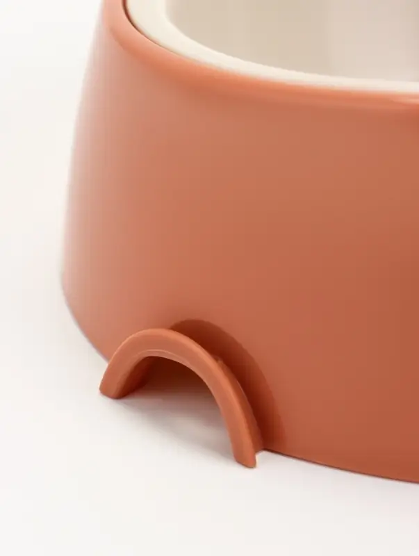 Лего-миска ALTA для животных с наклоном 0,3л КИРПИЧНАЯ