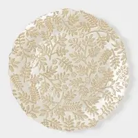 Тарелка "КРАСКИ ОСЕНИ" 28 см, золотой цвет