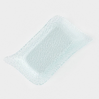 Блюдо стеклянное сервировочное &laquo;Акцент&raquo;, 24&times;15 см, прямоугольное, цвет прозрачный