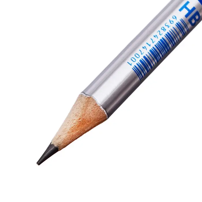 Карандаш чернографитный НВ с ластиком, Таблица умножения, корпус круглый МИКС