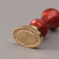 Печать для сургуча с пластиковой ручкой "Ажурная рамка. Овал" 6,3х3х2 см Печать для сургуча с пластиковой ручкой "Ажурная рамка. Овал" 6,3х3х2 см