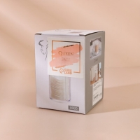 Органайзер для ватных дисков, с крышкой, d = 6,7 &times; 11 см, цвет прозрачный