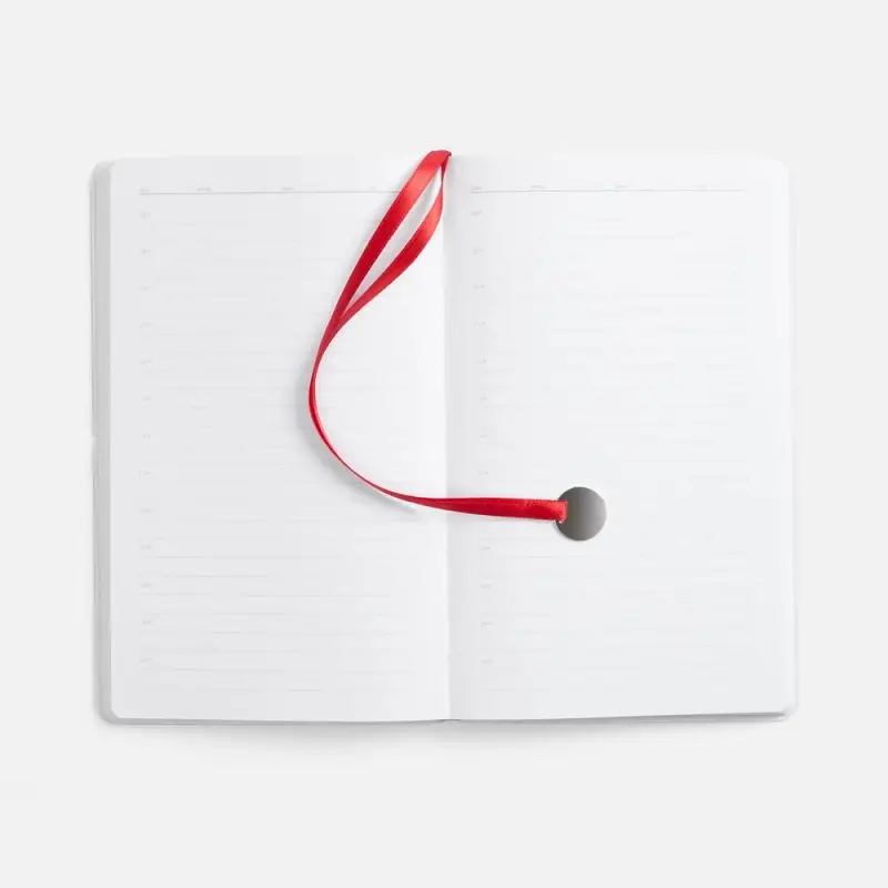 Ежедневник Waltz, недатированный, красный