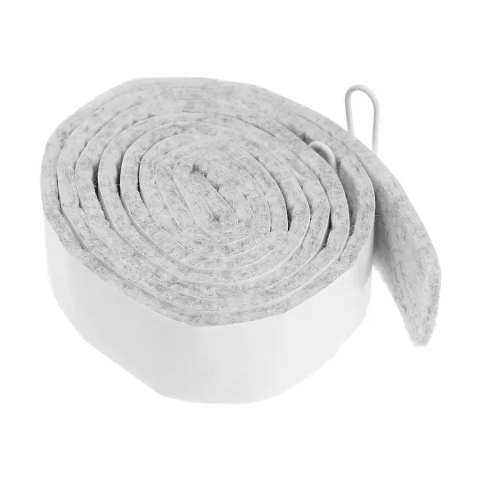 Самоклеющиеся подпятники для мебели ТУНДРА 100х2х0,3 см., фетр, цвет серый