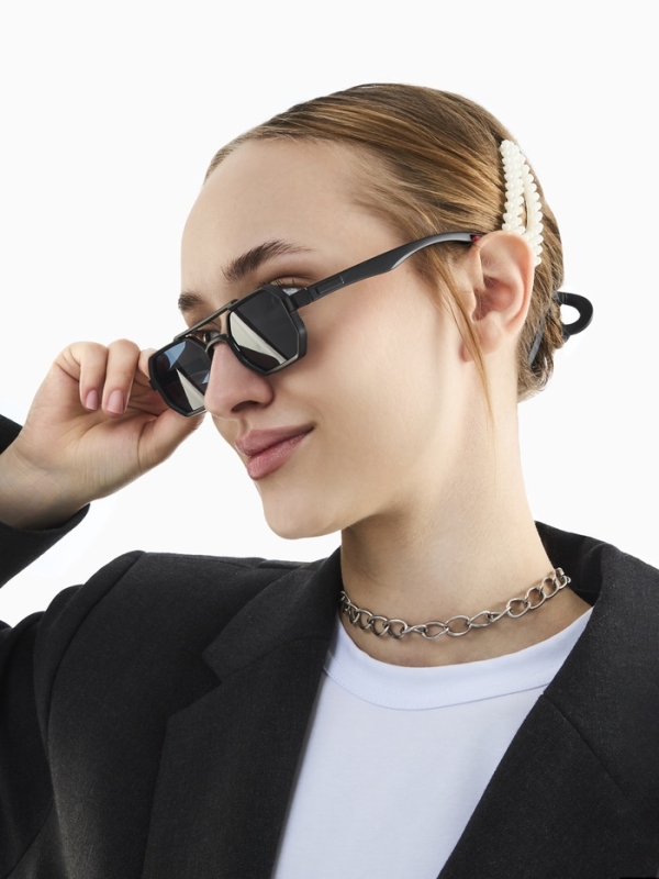 Очки солнечные детские, uv 400, ширина 12.5 см, дужка 13.7 см, линза 4.4 х 3.1 см