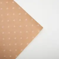 Бумага упаковочная крафтовая &laquo;Сердца&raquo;, 50 х 70 см