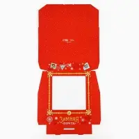 Коробка складная &laquo;Зимняя почта&raquo;, 20 х 20 х 4 см