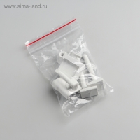 Сиденье для унитаза &laquo;Декор. Белый мрамор&raquo;, 44 х 36 см, с крышкой, белое