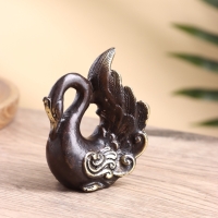 Сувенир бронза "Лебедь" 8х5х10 см