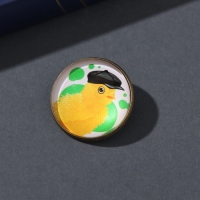 Набор брелок и значок "Цыплёнок" 6х11 см