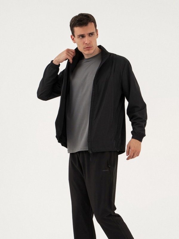 Ветровка мужская Resport, р. 46, цвет чёрный, спортивная