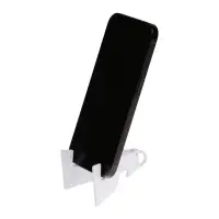 Подставка для телефона Luazon, брелок, складная, белая