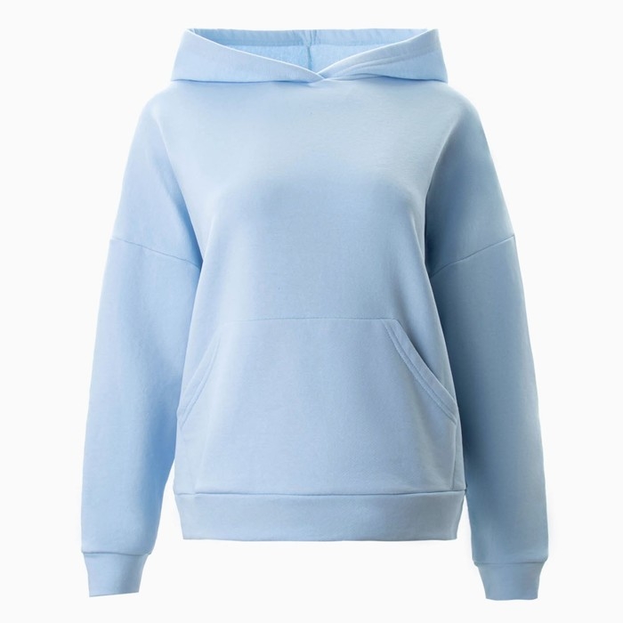 Худи женское MINAKU: Casual Collection цвет голубой размер 50-52 Худи женское MINAKU: Casual Collection цвет голубой размер 50-52