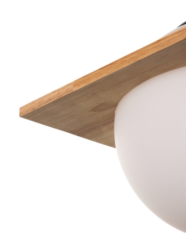 Светильник BayerLux ЭКО "Лакки" 1х40Вт Е27 черный/коричневый 23х23х100см