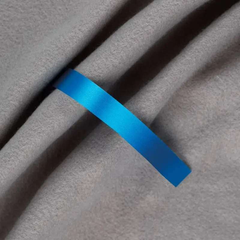 Лента сатиновая Satin 10 S, голубая, 50 см