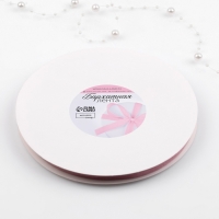 Лента бархатная, 10 мм, 18 &plusmn; 1 м, цвет розовый №08