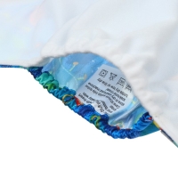 Многоразовый подгузник &laquo;Космос&raquo;, 3-15 кг, цвет синий, Крошка Я