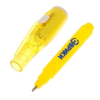 Ручка для рисования светом &laquo;Весёлая школа&raquo;, с чернилами и фонариком, МИКС