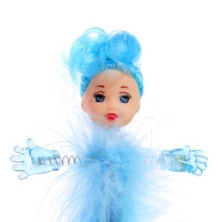 Ручка-прикол Calligrata "Пух-куколка", шариковая, на подставке, МИКС Ручка-прикол Calligrata "Пух-куколка", шариковая, на подставке, МИКС