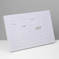 Подставка под кольца 100 мест, 35&times;11&times;24 см, вертикальная, цвет серый