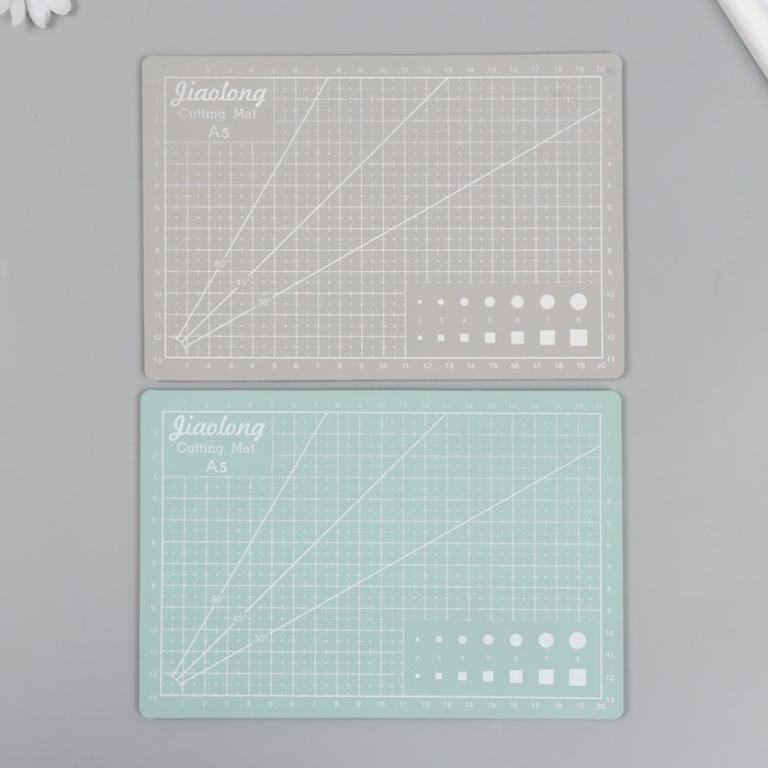 Резиновый мат для творчества цветной А5 МИКС