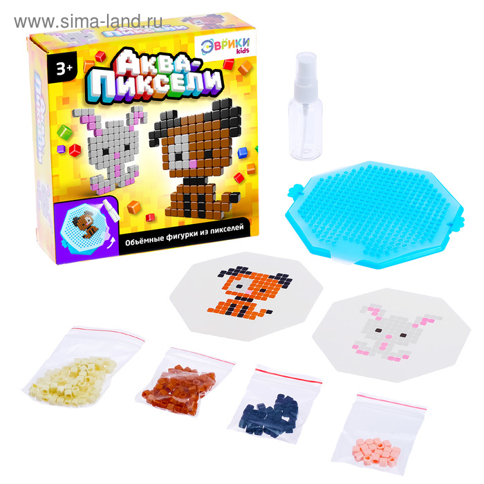 Аквапиксели &laquo;Зверята&raquo;, 200 деталей