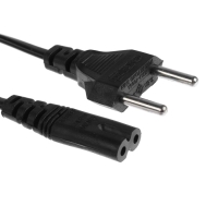 Кабель питания Luazon KDGN-004, штекер С7, 2.5 А, 5 м, чёрный Кабель питания Luazon KDGN-004, штекер С7, 2.5 А, 5 м, чёрный