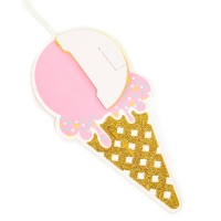 Подвеска &laquo;Мороженое&raquo;, цвета МИКС