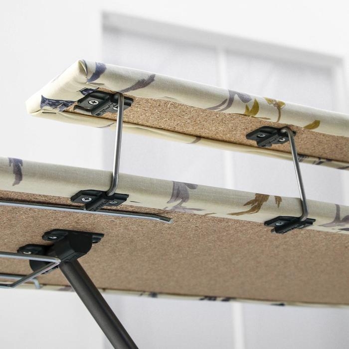 Доска гладильная Nika &laquo;Лина 1&raquo;, 112&times;34,5 см, два положения высоты 70,80 см, микс