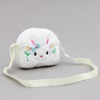 Сумка детская &laquo;Зайка с бантиком&raquo;, 20 см, цвет белый