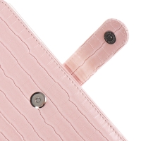 Ежедневник датированный 2025 A5 168 листов, deVENTE.Barbara, твердая обложка кожзам с поролоном, хлястик, перфорация, ляссе, блок 70, розовый