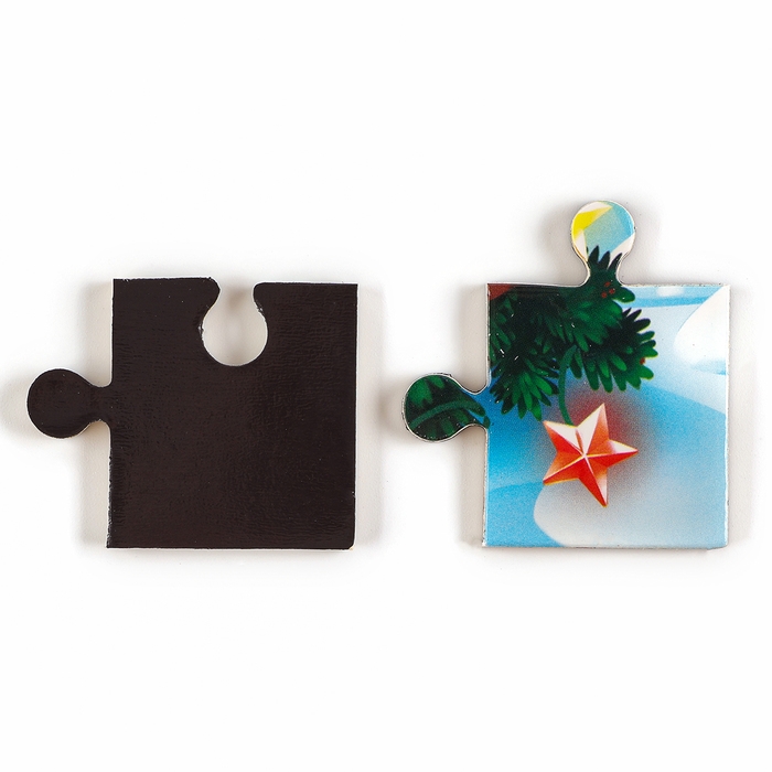 Пазл для детей магнитный деревянный &laquo;Новый год! Змея&raquo;, 21 х 15 см, символ года 2025