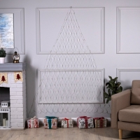 Гирлянда &laquo;Сеть-ёлка&raquo; 2 &times; 2 м, IP20, тёмная нить, 152 LED, свечение зелёное, 8 режимов, 220 В