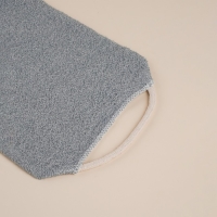 Мочалка - лента массажная SL Home &laquo;Ортика&raquo;, хлопок, 48&times;21 см, цвет серый