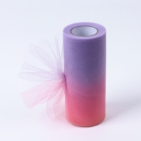 Фатин, 15 см, 11 &plusmn; 1 г/кв.м, 23 &plusmn; 1 м, цвет фиолетово-розовый градиент №4