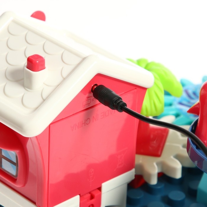 Конструктор развивающий с шестерёнками &laquo;Весёлые пингвинята&raquo;, 33 детали