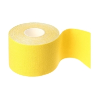 Кинезио - тейп, 5 см × 5 м, цвет жёлтый Кинезио - тейп, 5 см × 5 м, цвет жёлтый