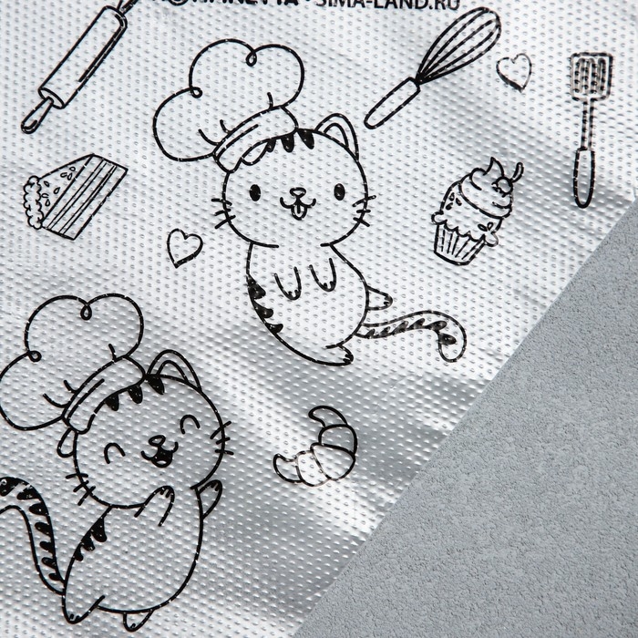 Кондитерские мешки &laquo;Котики&raquo; 35 х 20 см, 50 шт