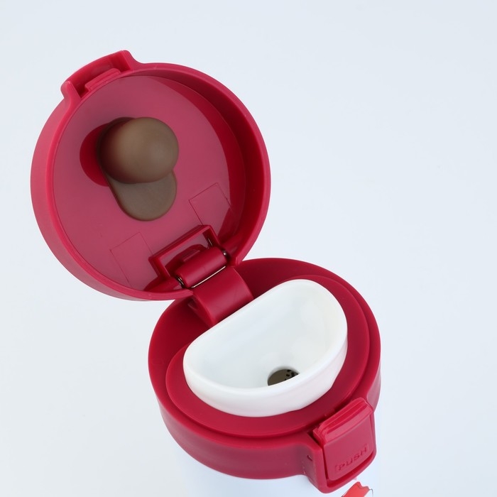 Термостакан с кнопкой "Новогодних чудес", 350 мл