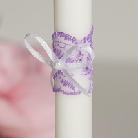 Комплект на стол молодожёнов "Гармония", сирень Комплект на стол молодожёнов "Гармония", сирень