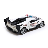 Машина радиоуправляемая &laquo;Полиция&raquo;, работает от батареек, цвет белый