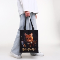 Шопер без застёжки, цвет чёрный