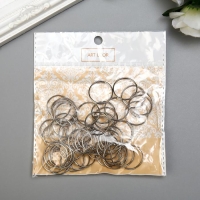 Соединительное кольцо металл серебро 2,2х2,2 см набор 50 шт Соединительное кольцо металл серебро 2,2х2,2 см набор 50 шт