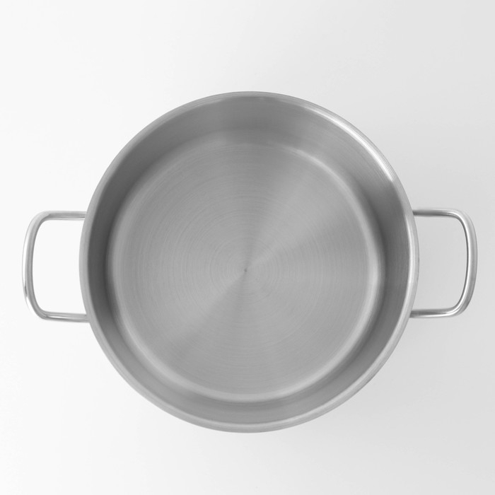 Кастрюля из нержавеющей стали Hanna Kn&ouml;vell с крышкой, 7 л, d=24 см, h=15,5 см, толщина стенки 0,6 мм, индукция